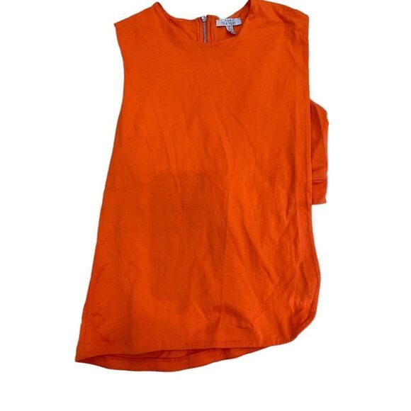 Zara Trafaluc Orange cutout Top - Picture 1 of 11